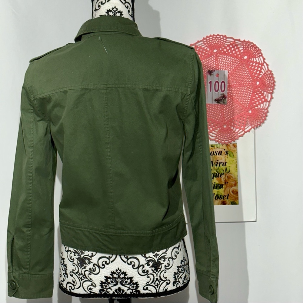 BB Dakota NWOT Maddox Jacket Army Green Small - Picture 10 of 12